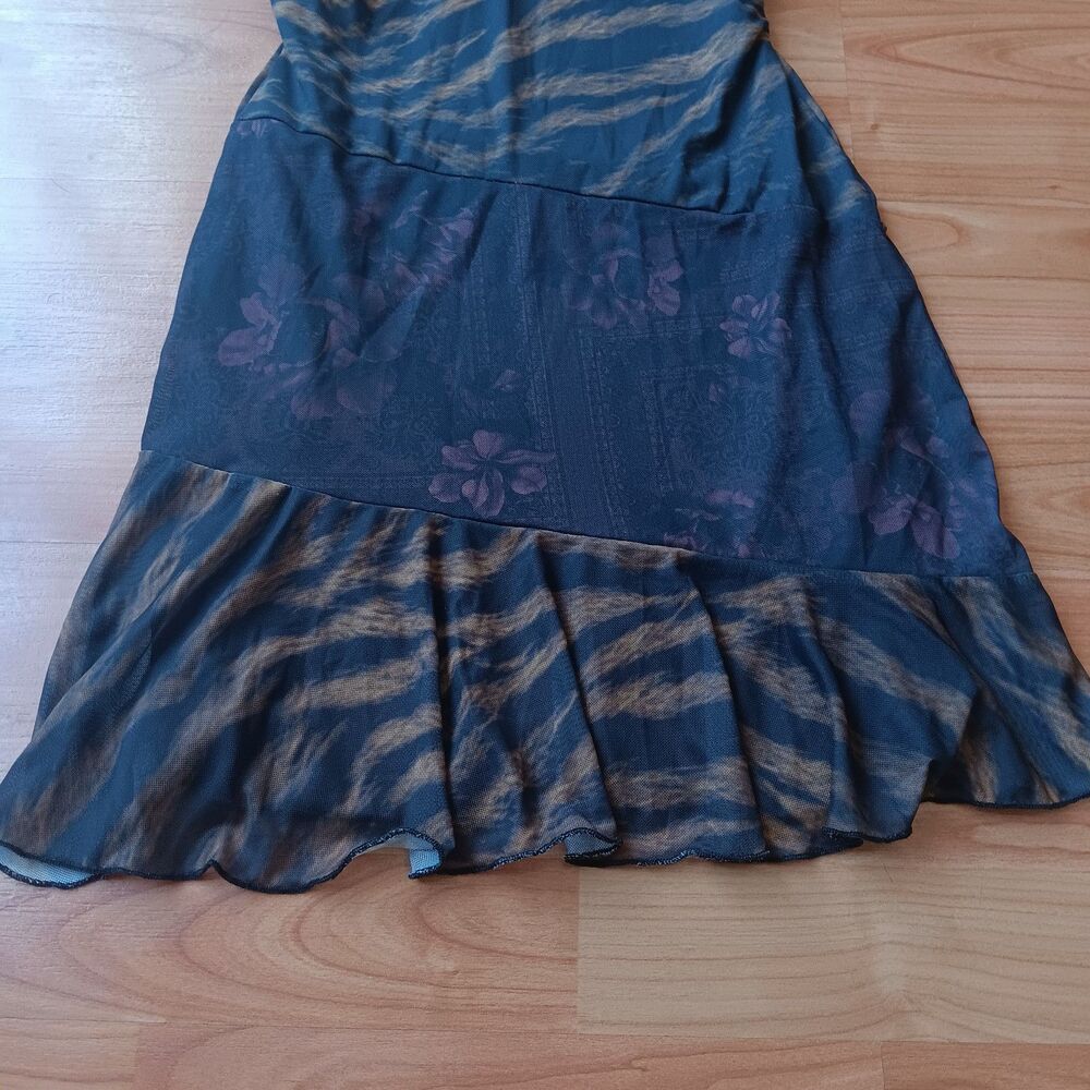 Third Charm Fairy Grunge Mesh Mini Babydoll Dress Size‎ XS Going Out Black - Picture 4 of 6